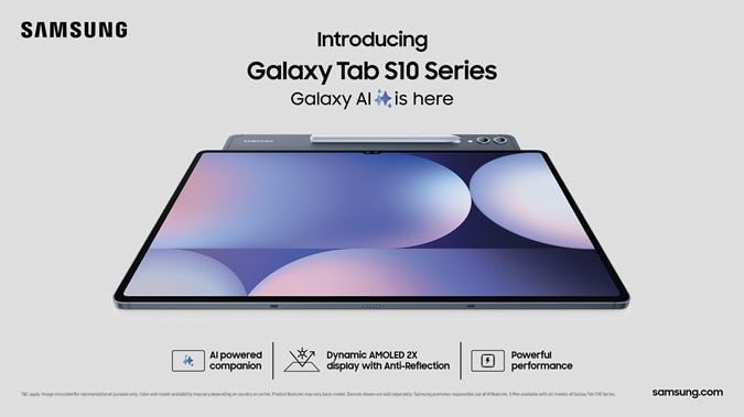 Samsung Unveils Galaxy Tab S10 Series: World’s First AI-Powered Tablets