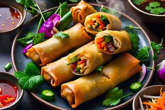 4 Easy Steps To Prepare Delicious Veg Spring Rolls At Home