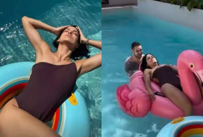 Natasa Stankovic enjoys pool time with Disha Patani's rumoured boyfriend Aleksander Ilic, Neitzens ask 'Hardik Bhai yeh kya ho raha hai?'- Watch viral video