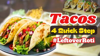Leftover Rotis? Turn Them Into Delicious Tacos in Just 5 Easy Steps! | Home Made Recipe
