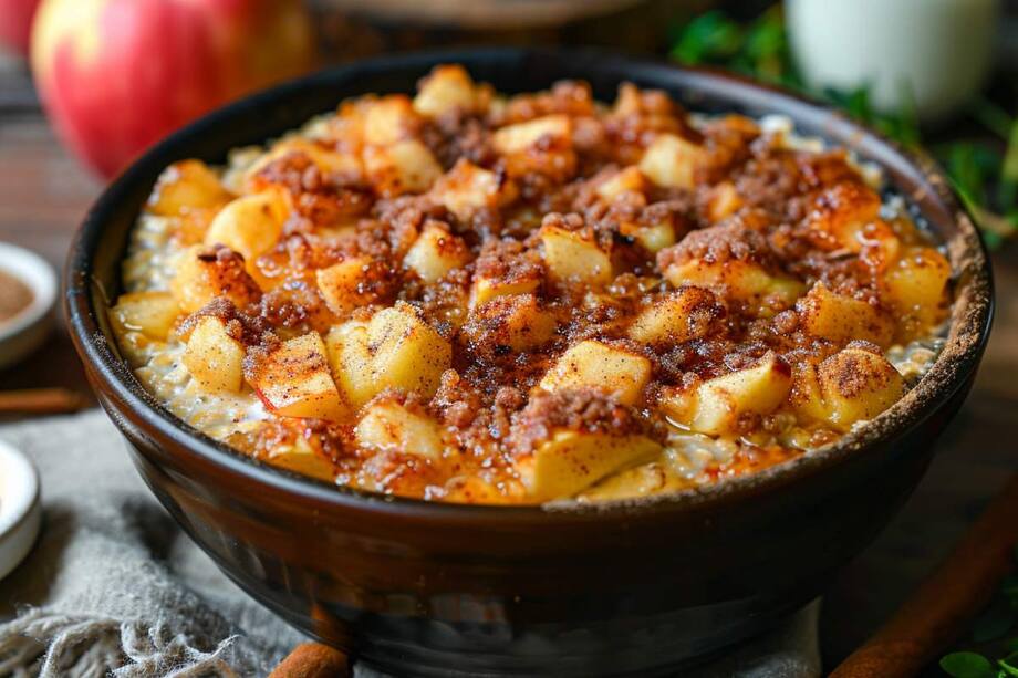 Delicious Apple Pie Baked Oats Made With 8 Easy Steps
