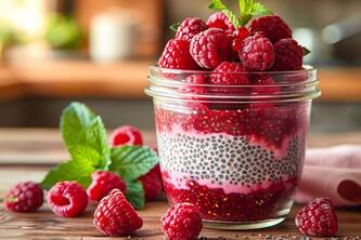 5 Easy Steps To Raspberry Chia Pudding Perfection