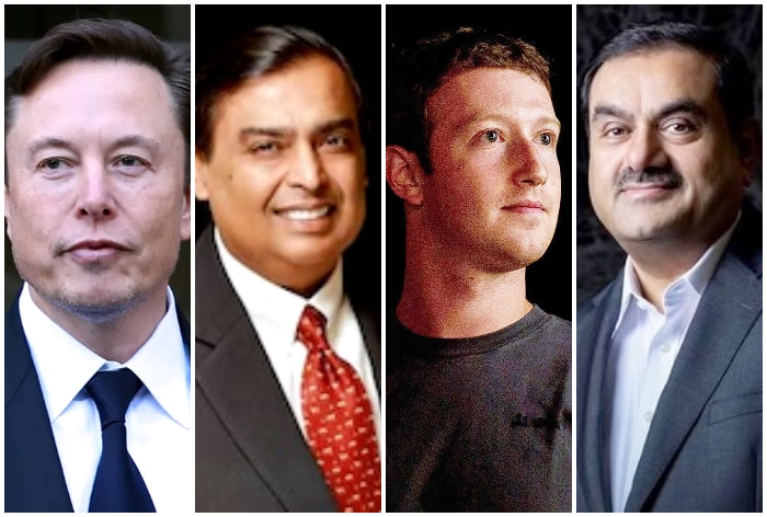 World’s richest men list! Elon Musk crosses Rs 227978 crore, Mark Zuckerberg at Rs 168469 crore, check new net worth of Mukesh Ambani, Gautam Adani