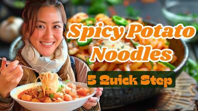 6 Simple Steps to Make Spicy Potato Noodles You’ll Crave! Quick Recipe