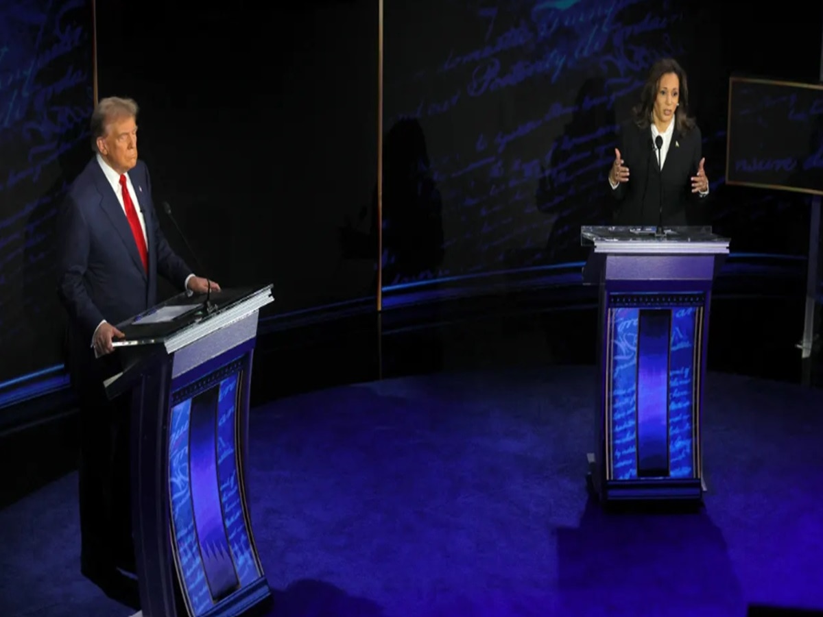 US Presidential Debate LIVE Trump And Harris Go Head To Head; Clash