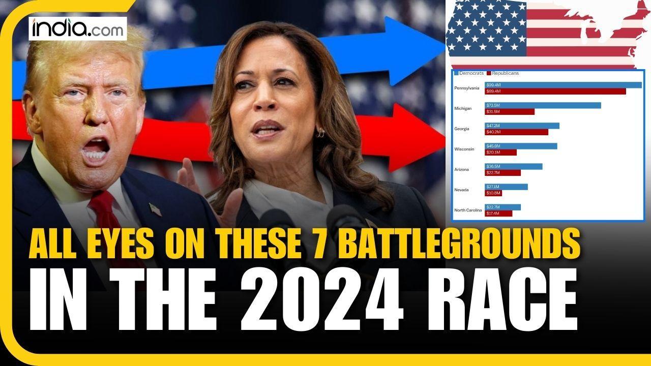 Trump Vs Harris High Stakes in These 7 States Who Will Win the 2024