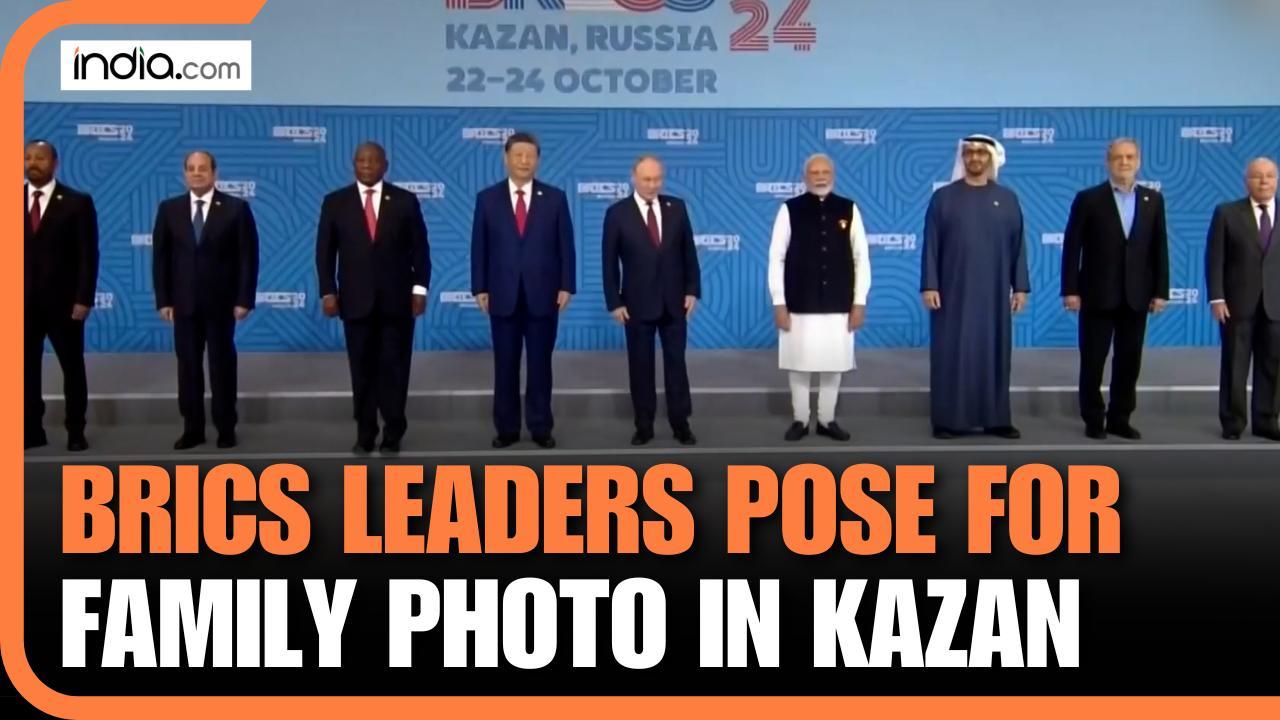 BRICS Summit 2024 BRICS Leaders Gather for Iconic Family Photo at