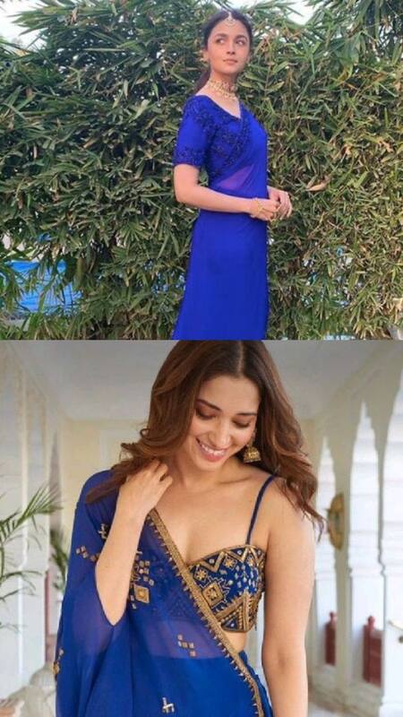 alia bhatt royal blue dress Dimpled cheeks, twinkly eyes and pretty blue dress  Alia Bhatt made our  hearts skip a beat! : Bollywood News