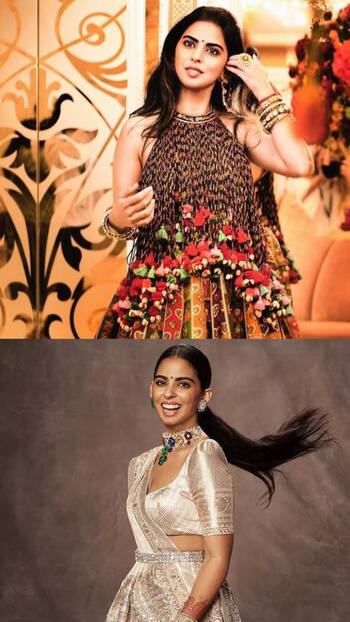 Isha Ambani-inspired ethnic outfits for Diwali 2024