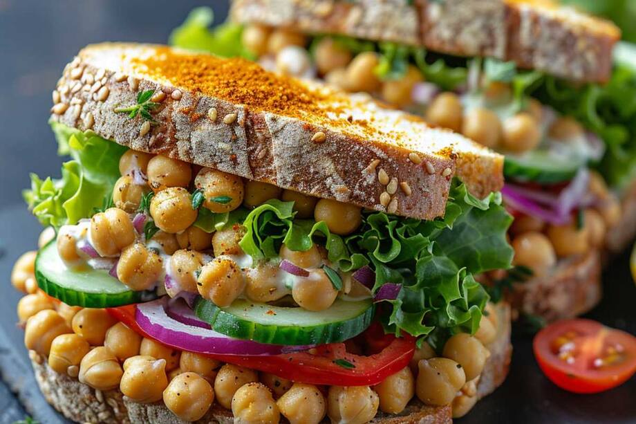 Transform Your Lunch With This Easy Chickpea Sandwich Recipe