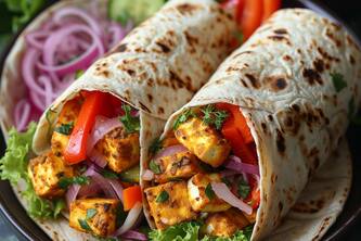 Elevate Your Meals With This Irresistible Paneer Wrap Recipe