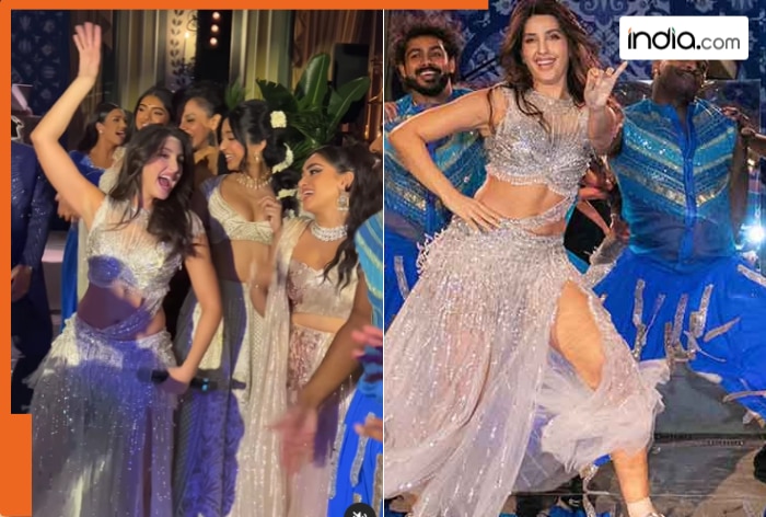 Nora Fatehi sets stage on fire on Dance Meri Rani during grand Diwali celebration at… -watch viral video