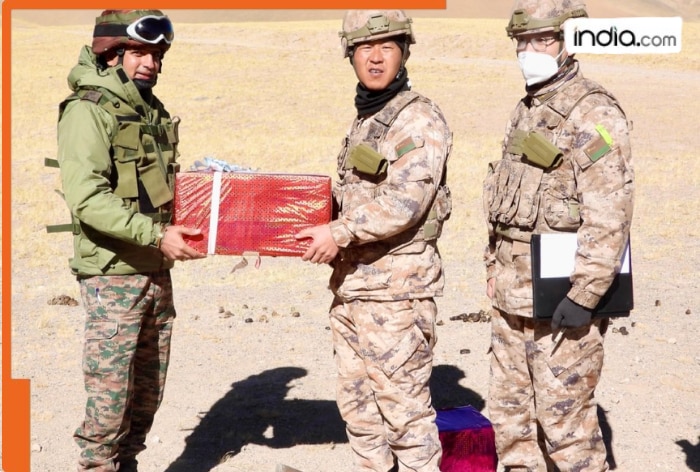 Diwali 2024: India-China armies exchange sweets at various border points in Ladakh