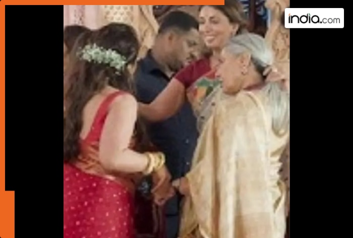 Jaya Bachchan showers love on actress whom she once reportedly refused to let marry Abhishek Bachchan, watch viral video