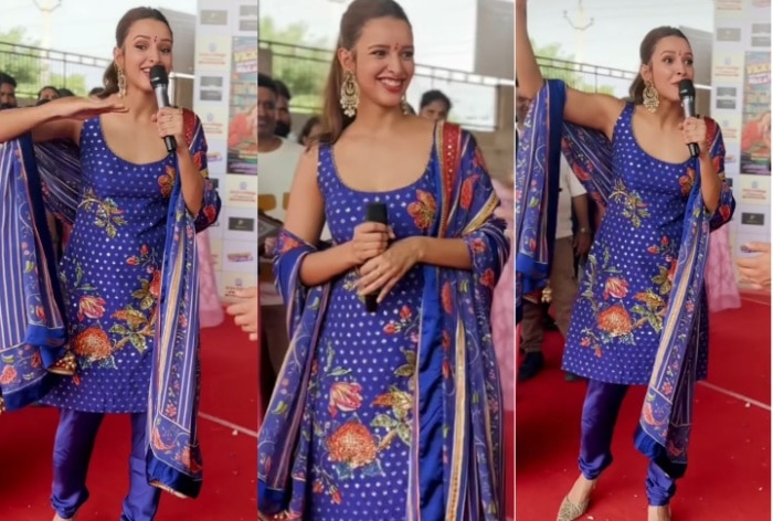 Tripti Dimri’s traditional kurta set from her movie promotion is a festive must-have – check price.