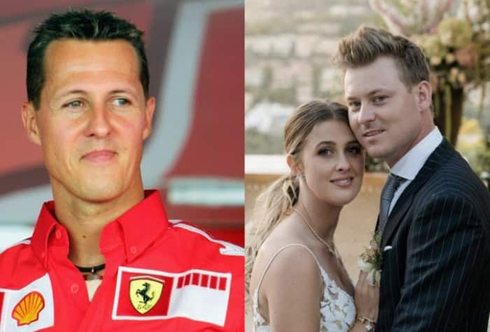 Michael Schumacher makes first appearance in 11 years at daughter's wedding, Michael Schumacher makes first appearance in 11 years after skiing acident, Michael Schumacher arrives at daughter Gina-Maria's wedding, Michael Schumacher, Michael Schumacher News, Michael Schumacher Latest News, Michael Schumacher News Updates, Michael Schumacher Latest News Updates, Michael Schumacher Current News, Michael Schumacher Current News Updates