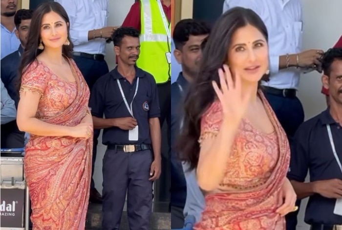 Katrina Kaif’s glowing appearance in Tarun Tahiliani saree leaves netizens wondering ‘if baby is on the way’