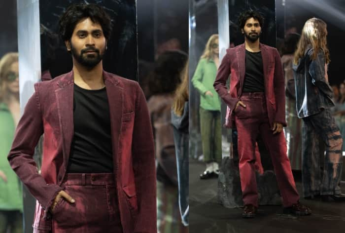 Content creator Ankush Bahuguna steals the spotlight for Pawan Sachdeva at LFW