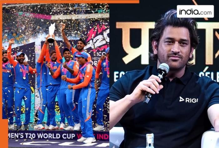 MS Dhoni shares nervous moments of watching T20 World Cup 2024 final