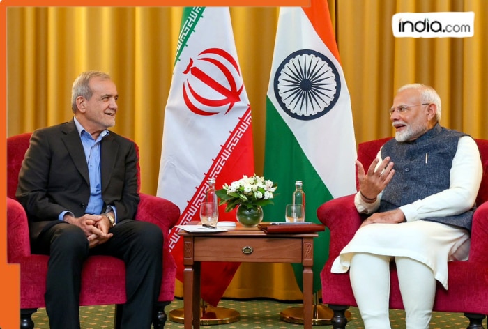 PM Modi meets Iranian President Masoud Pezeshkian