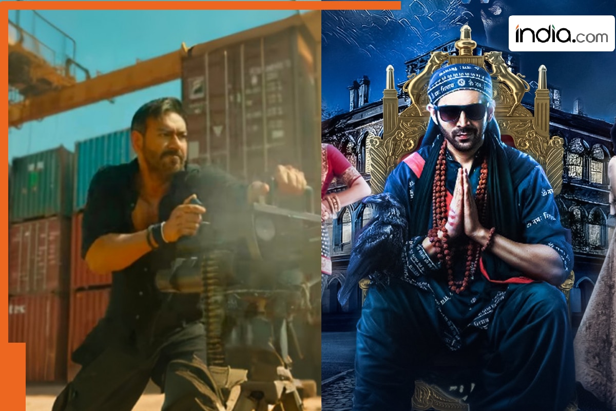 Singham Again vs Bhool Bhulaiyaa 3 advance booking Day 1: Kartik Aaryan’s horror-comedy surpasses Ajay Devgn’s actioner -Check detailed report