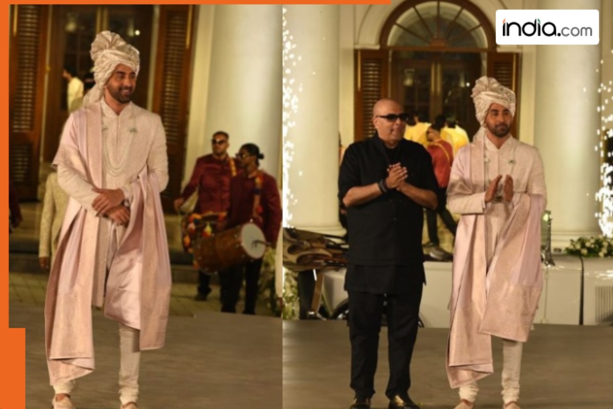 Ranbir Kapoor relives his wedding glory, brings ‘Baarat’ and turns groom for Tasva by Tarun Tahiliani