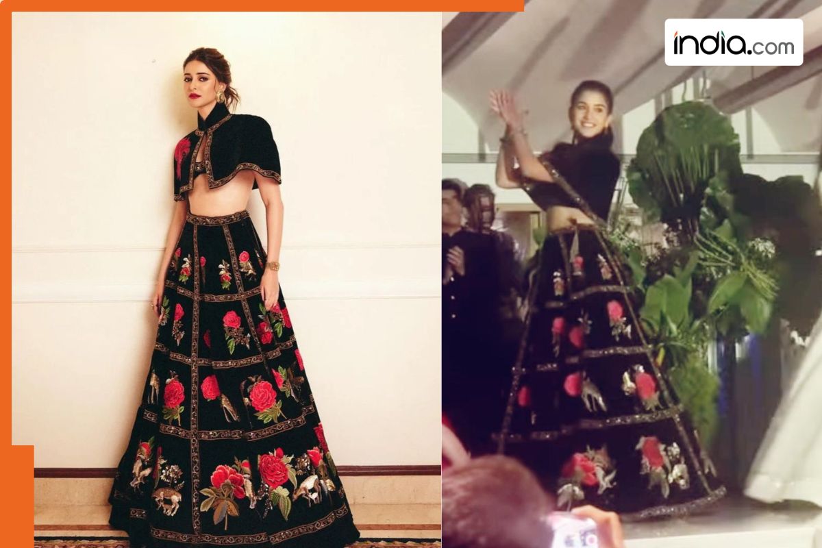 Radhika Merchant repeats Ananya Panday’s iconic Rohit Bal look from LFW finale