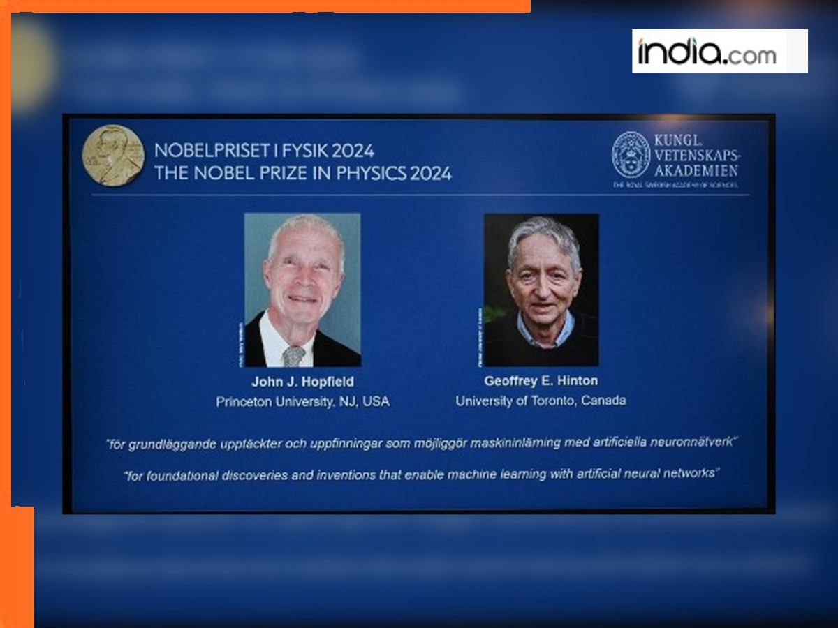 Meet two scientists, who have won 2024 Nobel Prize in Physics, the