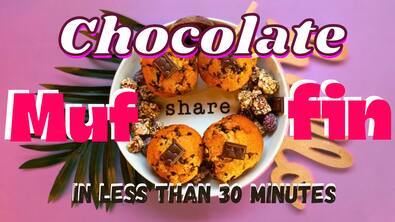 Perfectly Moist Chocolate Muffin Cakes in Just 30 Minutes! | Full Recipe