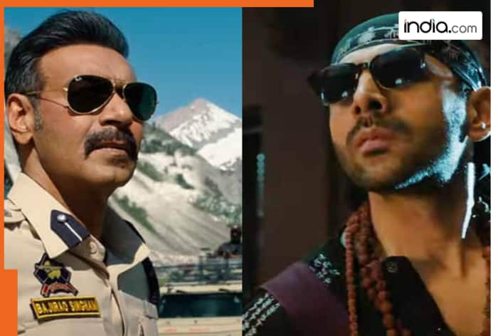 Singham Again vs Bhool Bhulaiyaa 3 advance bookings: Ajay Devgn's action flick leads overseas with 84% over Kartik Aaryan's Horror Comedy - Detailed report here