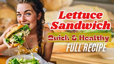 Fresh & Flavorful: Make This Simple Lettuce Sandwich in Minutes!