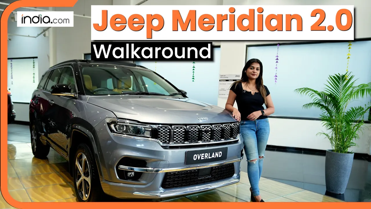 Jeep Meridian 2.0 Walkaround: A Comprehensive Look at Features & Specs