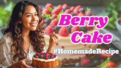 Bake the Ultimate Berry Cake: Sweet, Tangy & Easy! | Watch Full Recipe