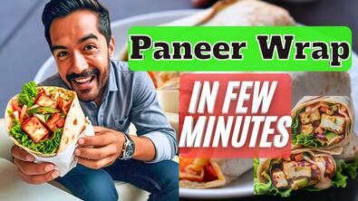 Flavor-Packed Paneer Wrap: The Perfect Quick Meal! | Quick Recipe