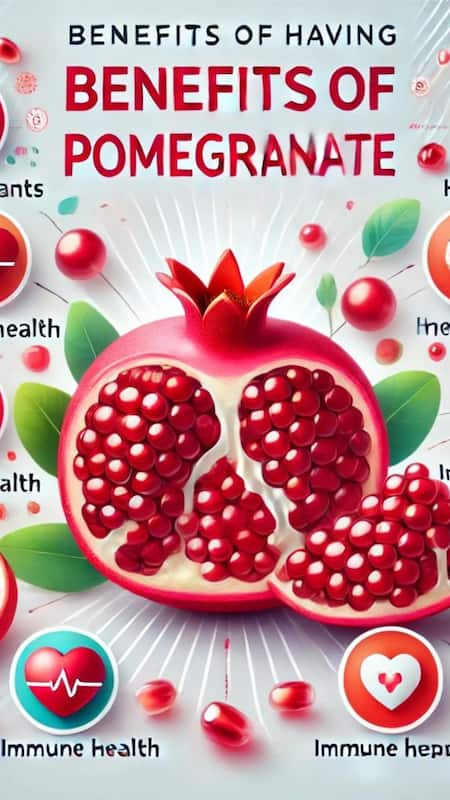 Pomegranate fruit health benefits best sale