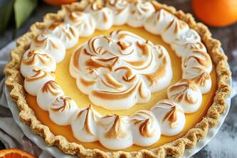 Impress Your Guests With This Refreshing Orange Pie Recipe