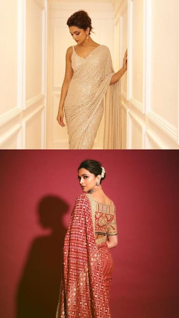 Deepika Padukone-inspired ethnic outfits from 2024 that's perfect for festive season.