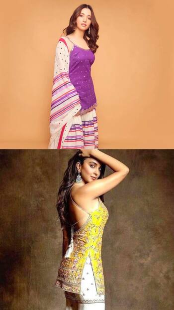 Celeb-approved elegant suit for Bhaidooj