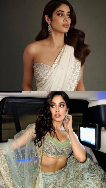 Janhvi Kapoor-inspired ethnic outfits for contemporary bridesmaids