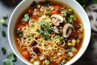 Warm Up With This Easy Veg Noodle Soup Recipe
