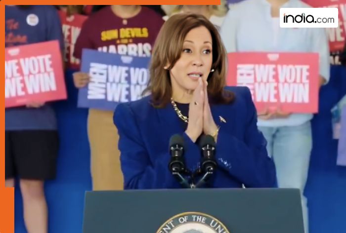 ‘Did you hear what he said?’: Harris calls out Trump for describing himself ‘protector of women’