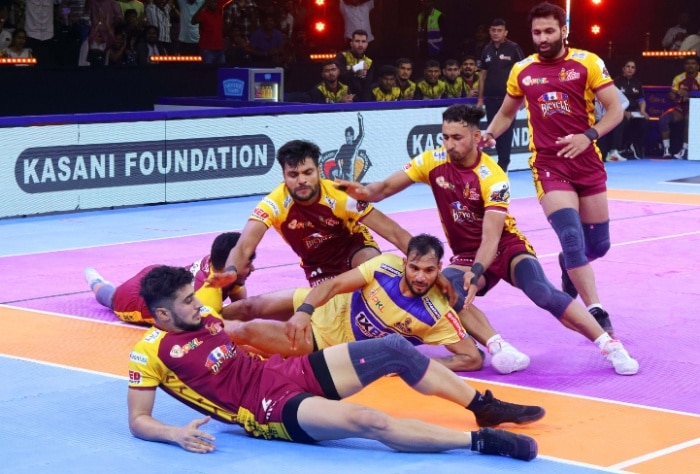 Pawan Sehrawat leads Telugu Titans to third-straight win