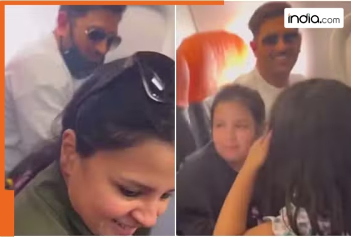 Fan gets emotional after meeting MS Dhoni, Sakshi and Ziva, video goes viral