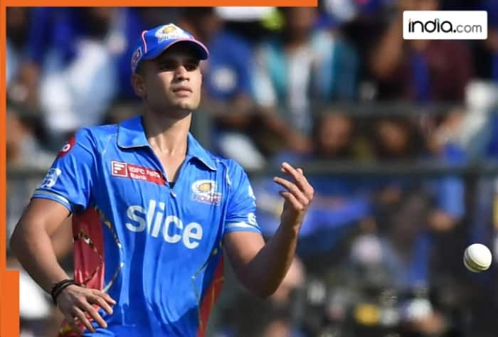 Arjun Tendulkar sold to Mumbai Indians, Arjun Tendulkar sold to MI in IPL 2025 Mega Auction, Arjun Tendulkar sold to Mumbai Indians in IPL 2025 Mega Auction, IPL 2025 Mega Auction, IPL 2025 Auction, IPL 2025, ipl 2025, ipl, cricket news, sports news