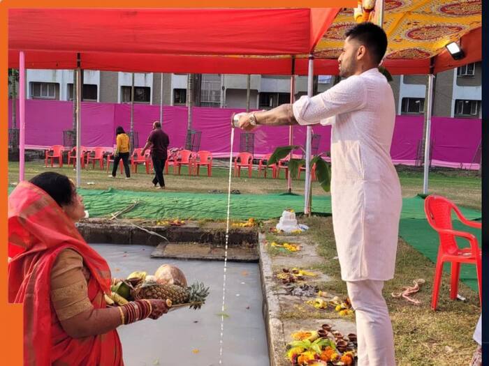 Surya kumar Yadav Chhath Puja