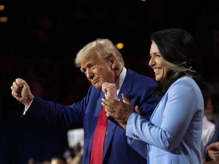 Tulsi Gabbard with Trump