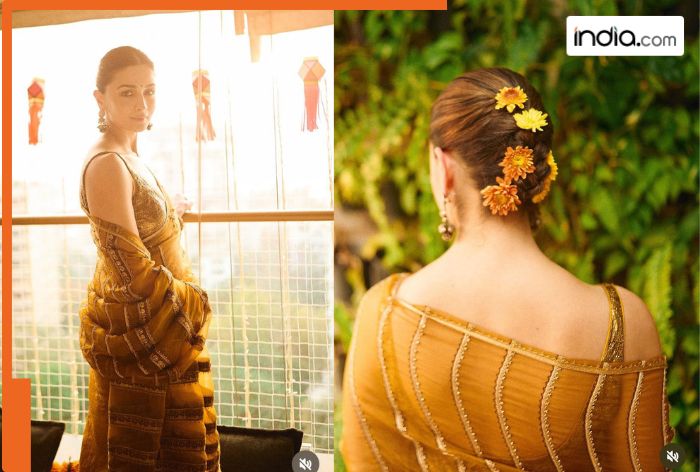 Alia Bhatt glows like a Diwali fulljadi in a golden saree that costs more than the latest iPhone