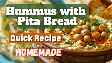 Easy Homemade Hummus & Pita Bread Recipe: Fresh, Flavorful & Ready in Minutes!