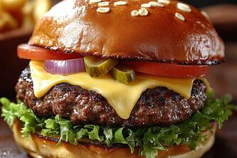 Satisfy Your Cravings: Easy Recipe For A Cheesy Burger