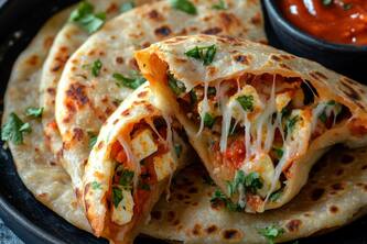 Discover The Secret To Perfect Paneer Pizza Paratha